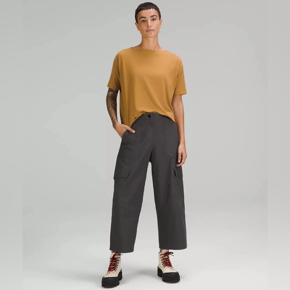 lululemon athletica Charcoal Wide Leg Jeans